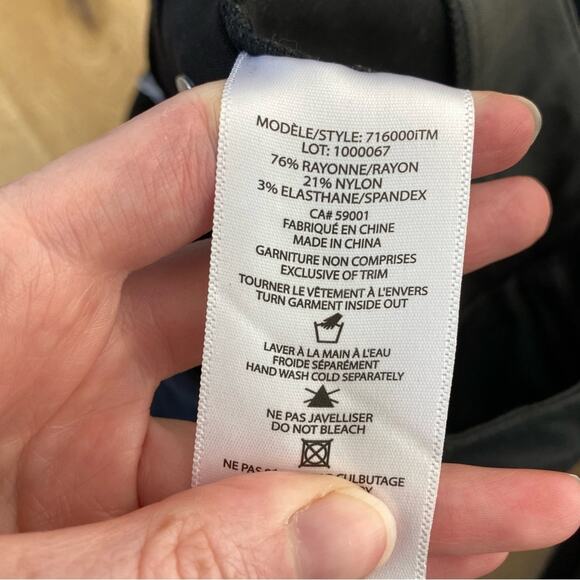 ILTM -  I Love Tyler Madison Skinny Pants in Black - Picture 6 of 7